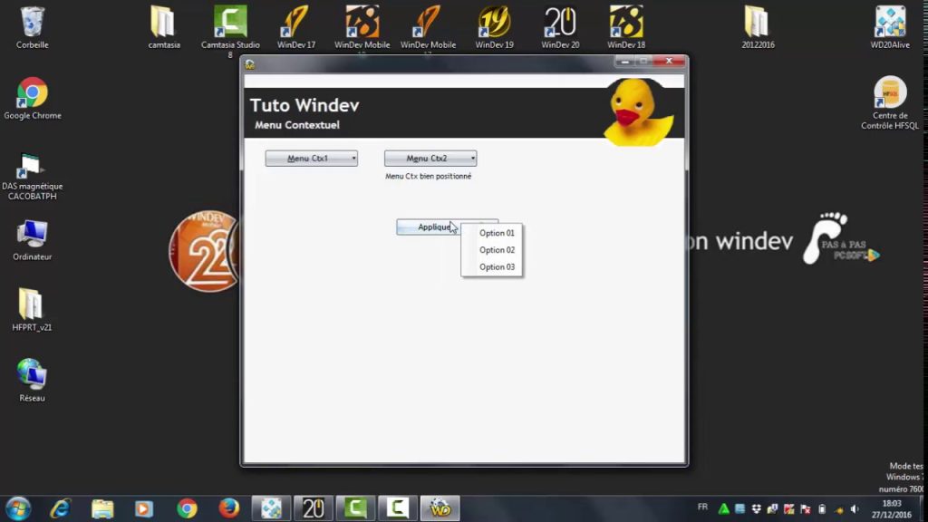 Menu Contextuel