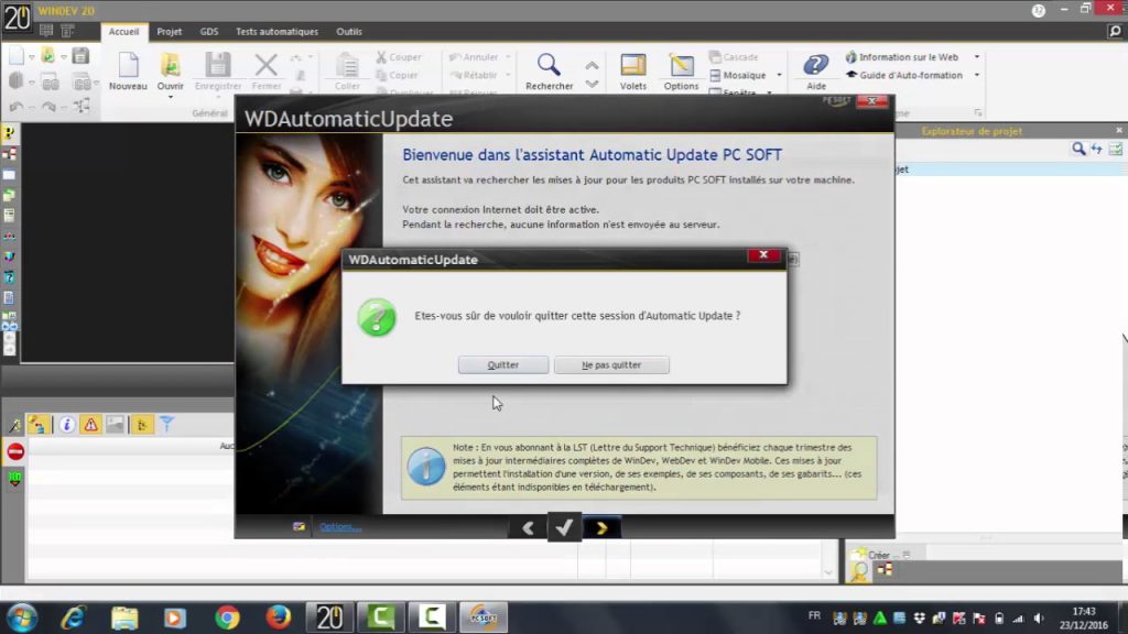 Configurer WDAutomaticUpdate