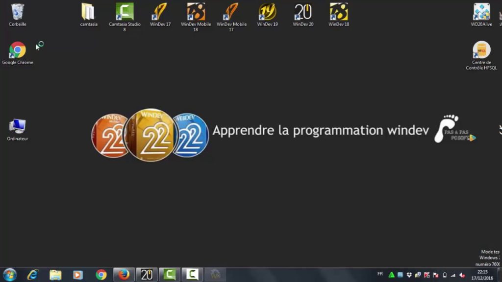 les plans Windev