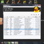 Table avec case à cocher