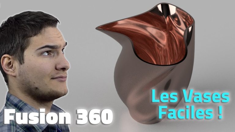 FUSION 360 – CRÉER DES VASES STYLÉS EN 5 MINUTES