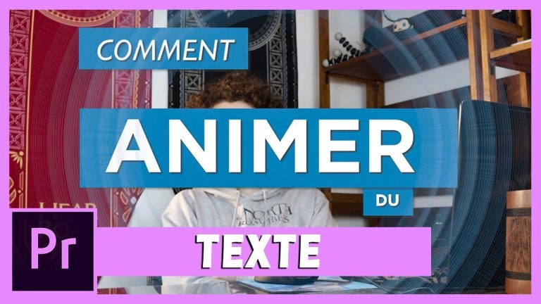 Comment ANIMER du TEXTE sur PREMIERE PRO ?
