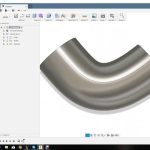Creating a bent pipe in Fusion 360