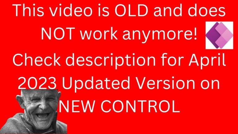 OLD PowerApps Barcode Scanner – Check description or pinned comment