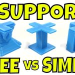 CURA – Tree Supports vs Standard Supports