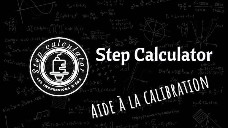 Aide à la Calibration :Step Calculator