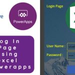 Create Login page in powerapps | Login page | powerapps | Excel | onedrive