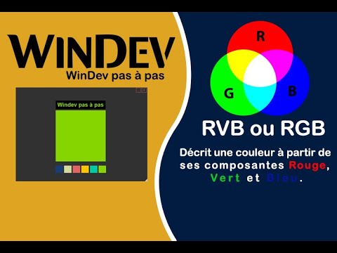 Utilisation de la fonction RVB WinDev