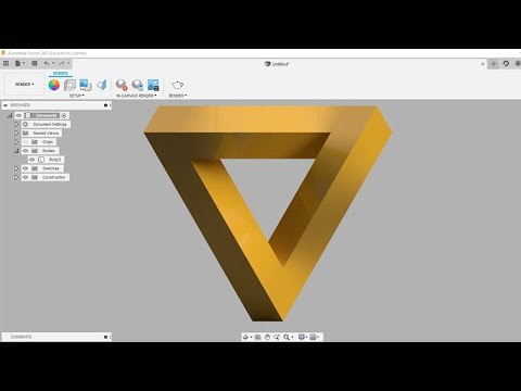 Penrose Triangle – Fusion 360