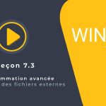 Tutoriel WINDEV : Leçon 7.3. Programmation avancée – Manipuler des fichiers externes