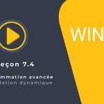 Tutoriel WINDEV : Leçon 7.4. Programmation avancée – Compilation dynamique