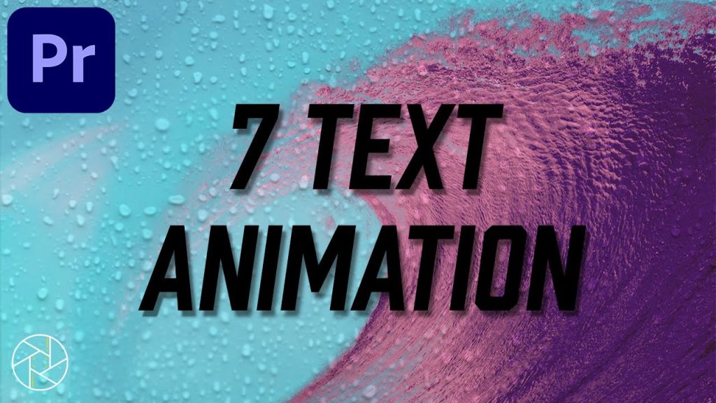 7 manières d’ANIMER un TEXTE | tuto premiere pro