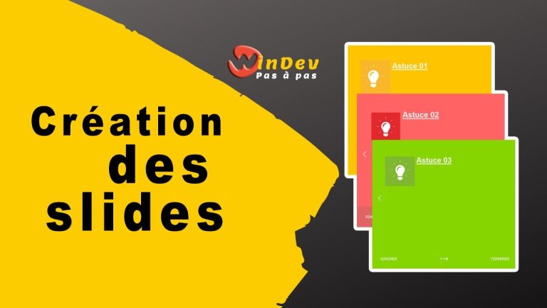 Création des Slides