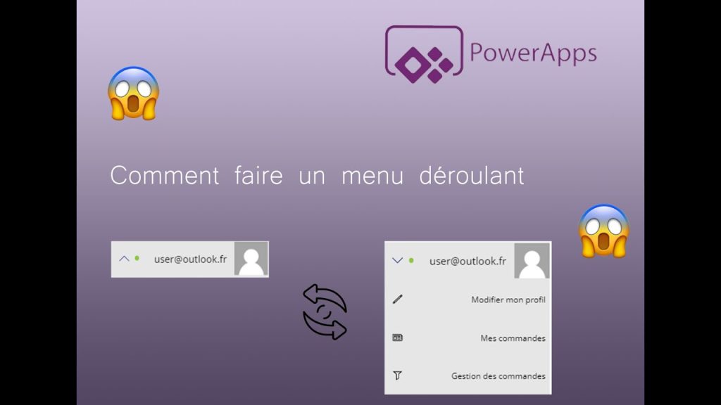 PowerApps – Comment faire un menu déroulant