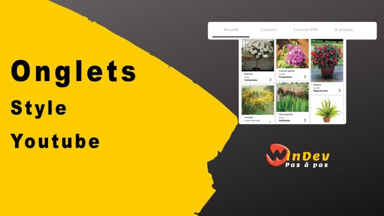 Onglets style Youtube
