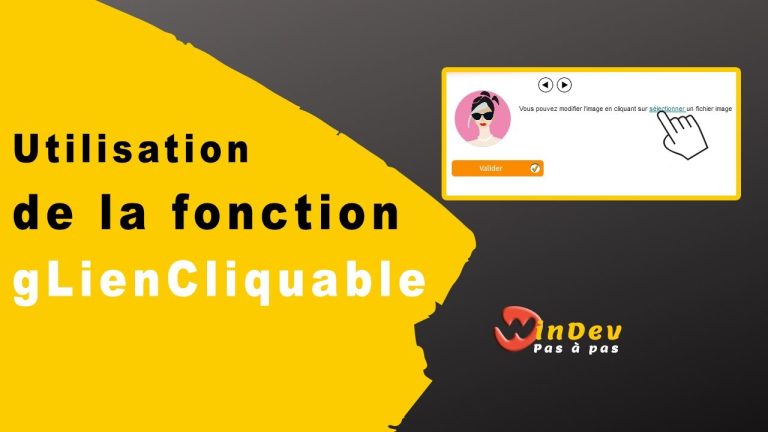Ajoute un lien cliquable dans une chaîne graphique