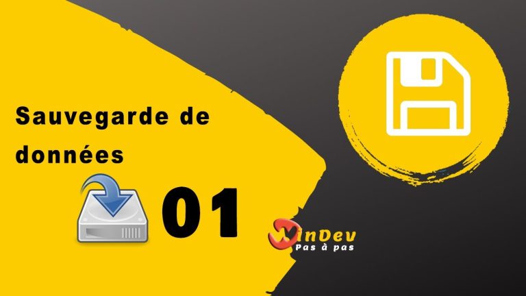 Sauvegarde de données