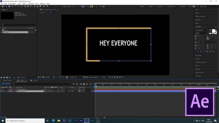 How to Create Border Reveal Effect in After Effects