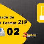 Sauvegarde de données au format ZIP