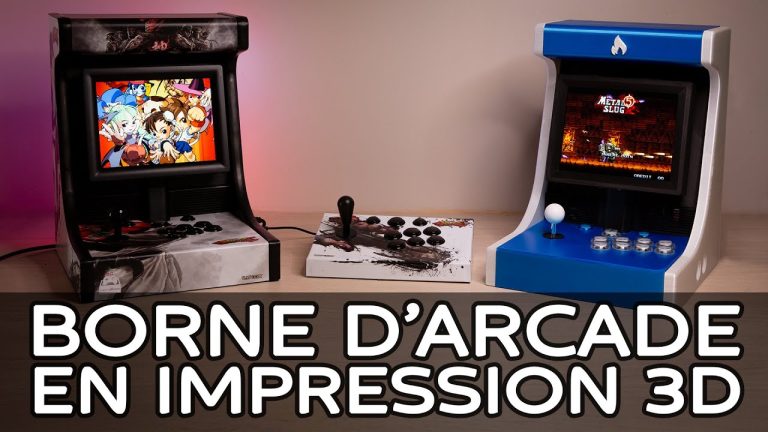 Tuto : Une borne d’Arcade en impression 3D pour le Rétrogaming… avec écran rotatif !