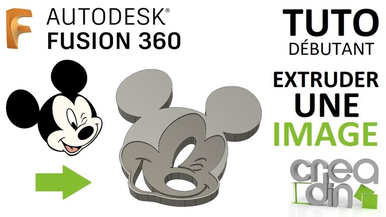 [TUTO DEBUTANT] – Comment extruder une image sur FUSION 360