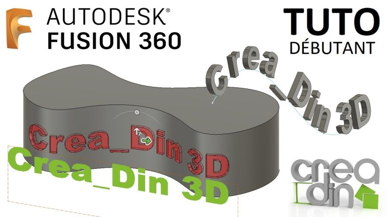 [TUTO DEBUTANT] – Textes sur FUSION 360