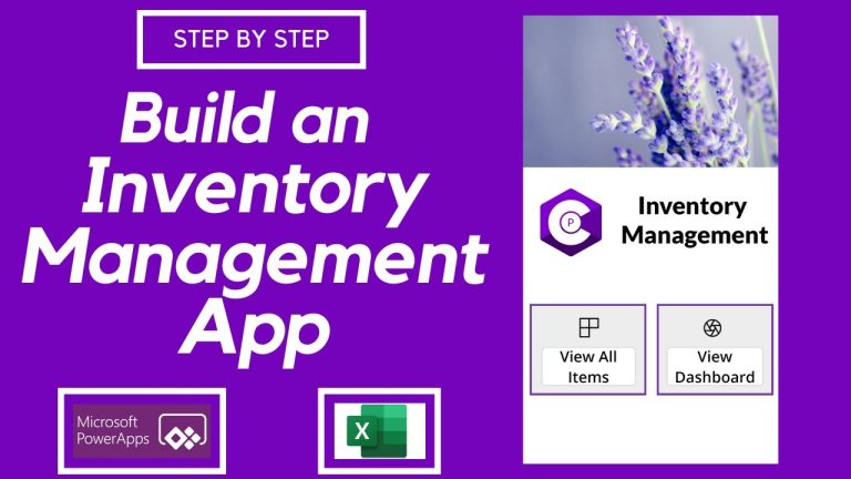 Build an Inventory Management App using PowerApps | Tutorial | Step by step