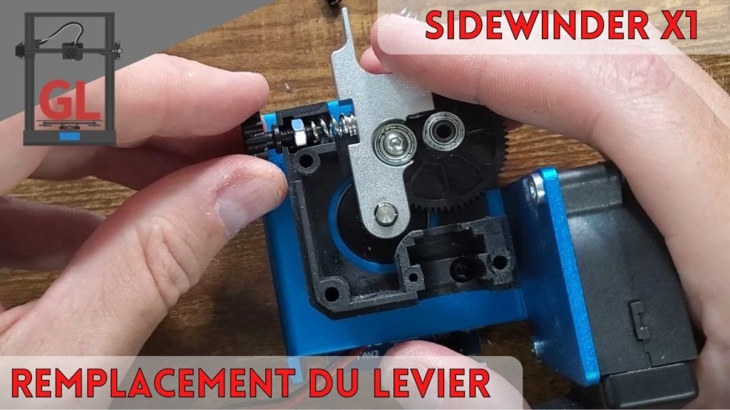 Sidewinder X1 : Remplacement du levier de l’extrudeur