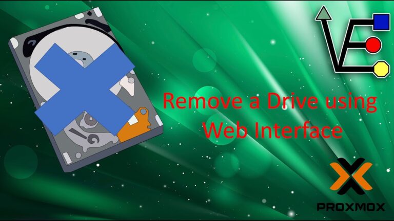 How to Remove a Drive using Proxmox Web Interface Proxmox Tutorial