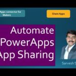 Automate the process of PowerApps App Sharing | Power Automate FLOW | Share App