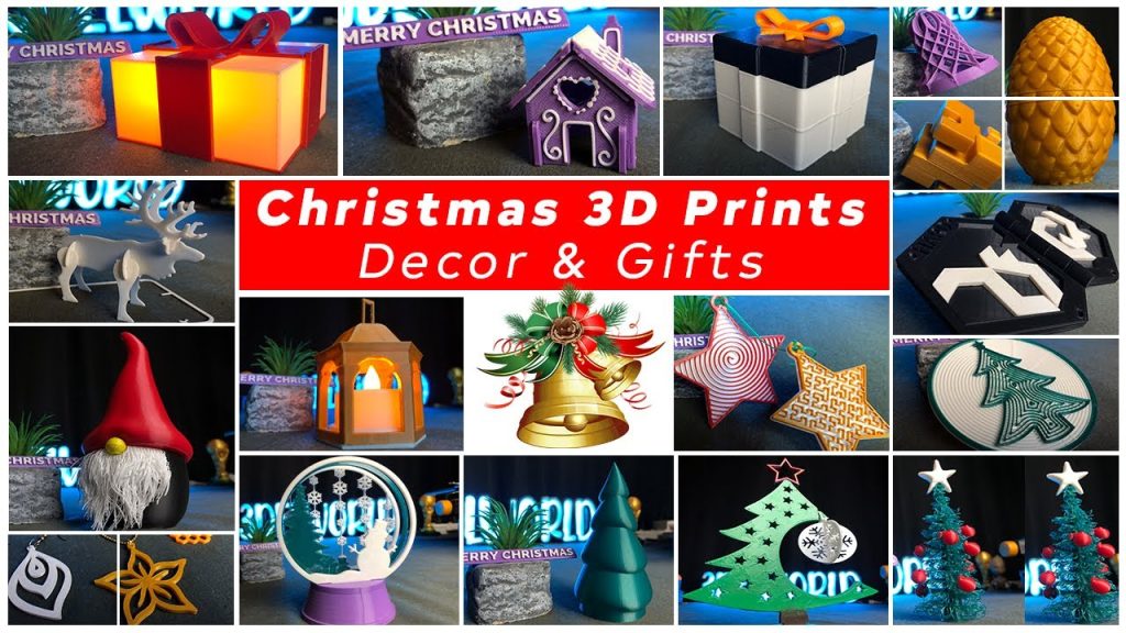 Mind-Blowing 3D Printing Ideas For Christmas 🎅🏻 | Gifts & Décor | Christmas 3d prints #3dprinting
