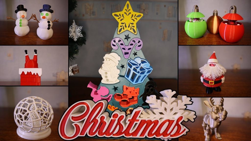 Christmas 3D Prints – Including Failed Prints and Some Tips