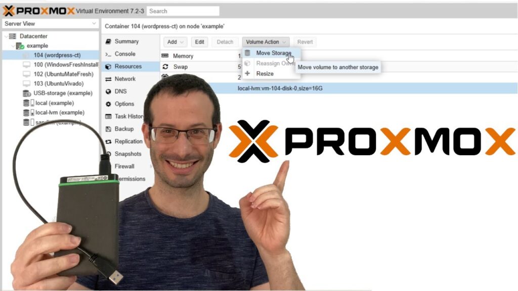 How to add disks to a Proxmox server