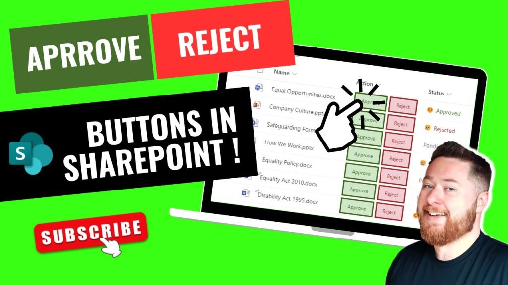 SharePoint Document Approve and Reject Buttons 👎👍
