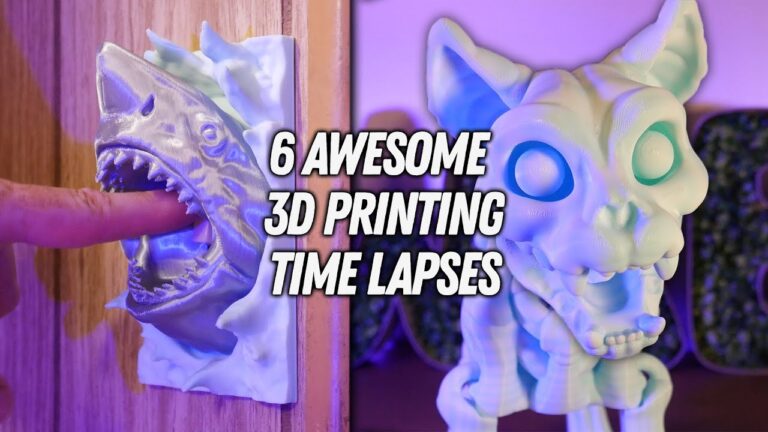 6 Awesome Things To 3D Print – ELEGOO Neptune 4 Plus – Timelapse Compilation