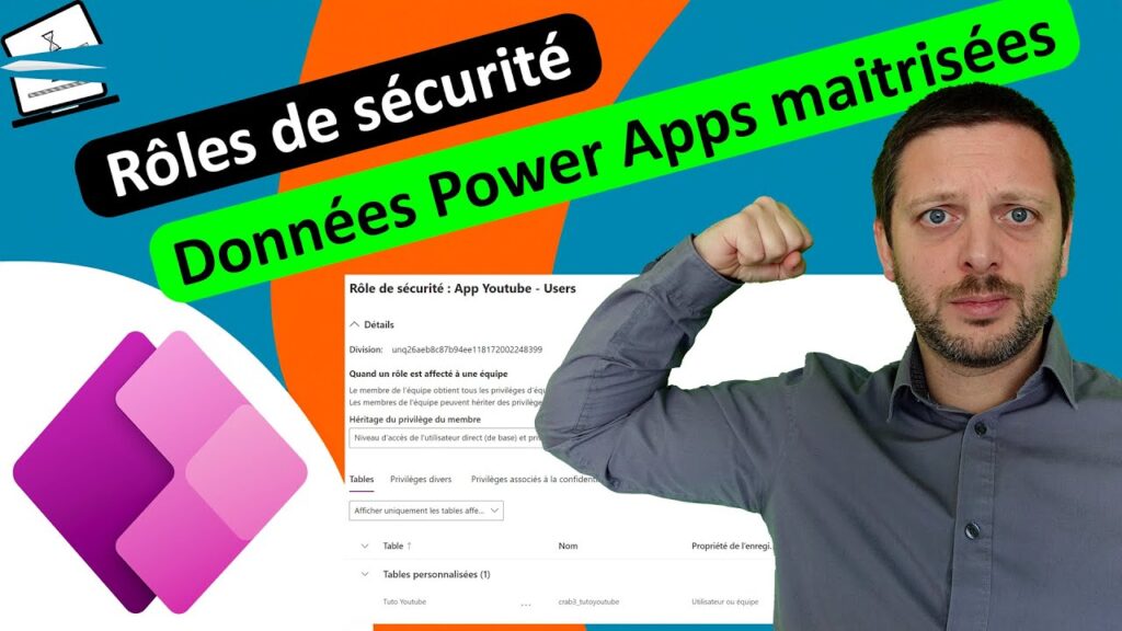 Les rôles de sécurité Power Apps