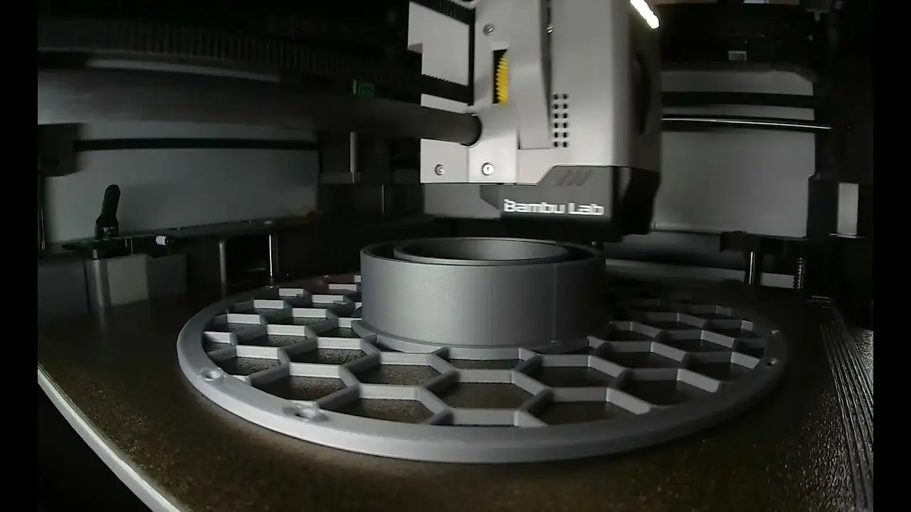 Timelapse-Bambu Lab X1 Carbon – Bambu Reusable Hex Spool with Label