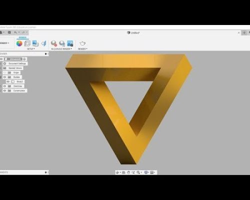 Penrose Triangle – Fusion 360