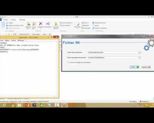 Configuration d’application a l’aide d’un Fichier INI