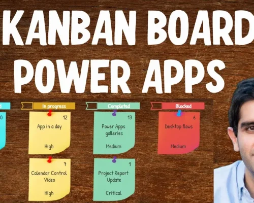 Kanban Board View in Power Apps | Gallery Designs & Styles