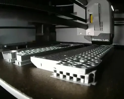 Timelapse-Bambu Lab X1 Carbon – AMS Riser V2 – X1C Part 5&6