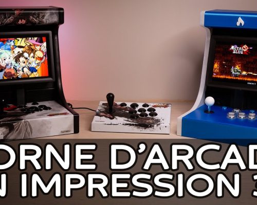 Tuto : Une borne d’Arcade en impression 3D pour le Rétrogaming… avec écran rotatif !