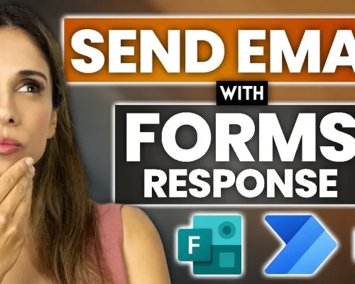How To Send Forms Responses to Outlook With Power Automate (based on the answer)