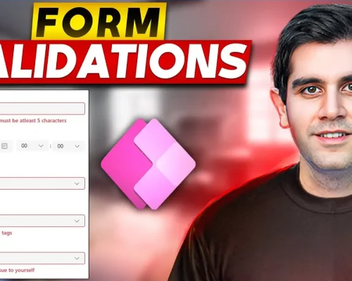 Custom Validations in Power Apps Modern Forms | Tutorial