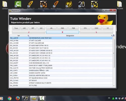 Répertoire des produits par lettre une autre Idée