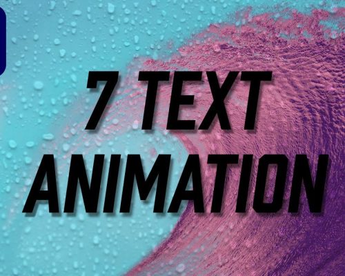 7 manières d’ANIMER un TEXTE | tuto premiere pro