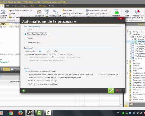 Rafraîchissement des données en réseau