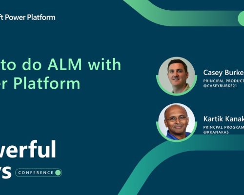 How to do ALM with Power Platform